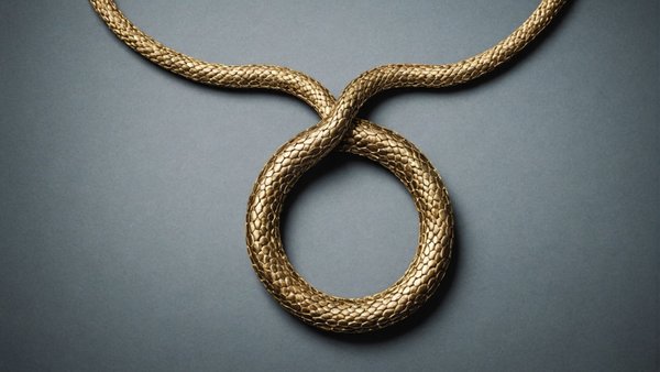 Collier serpent : Élégance et modernité en matériaux durables